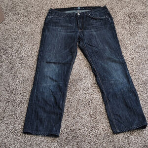 7 For all Mankind Slimmy Jeans Size 36 Dark Wash